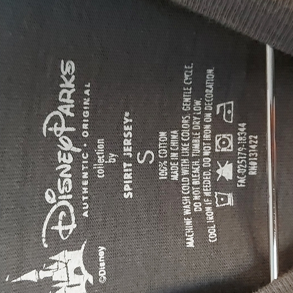 Walt Disney World Spirit Jersey, Gray with Sequins Graphic Size Small - Picture 5 of 6